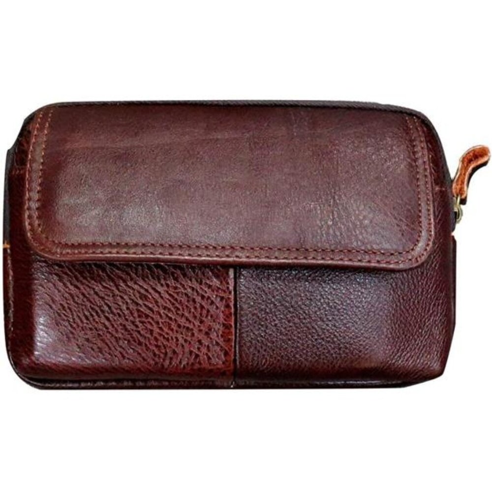 Belt Pouch WaistBag Phone BeltBag Wallet Purse Loop Holster Case Vintage Leather